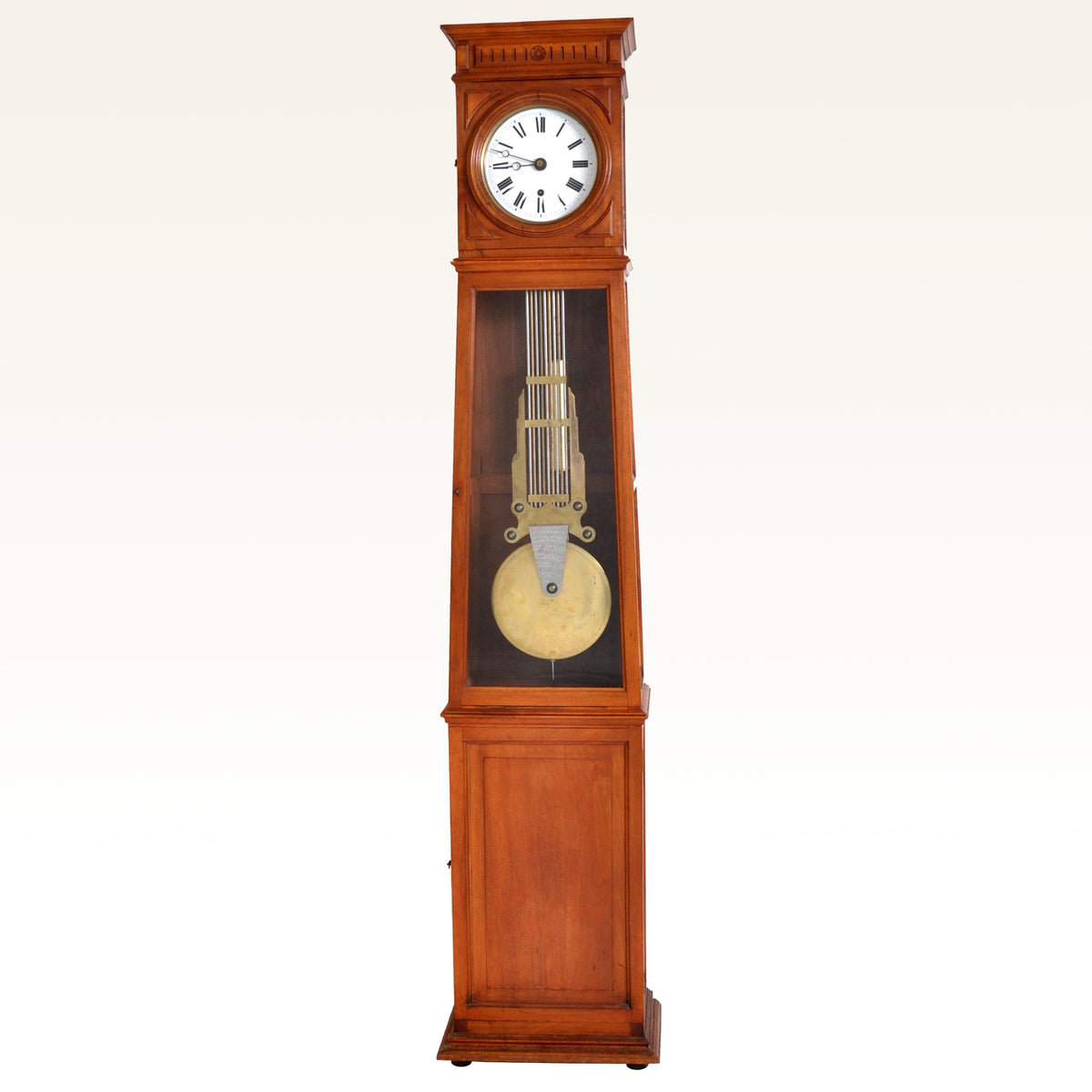 Antique French 8-Day Longcase/Grandfather Comtoise Clock, circa 1800