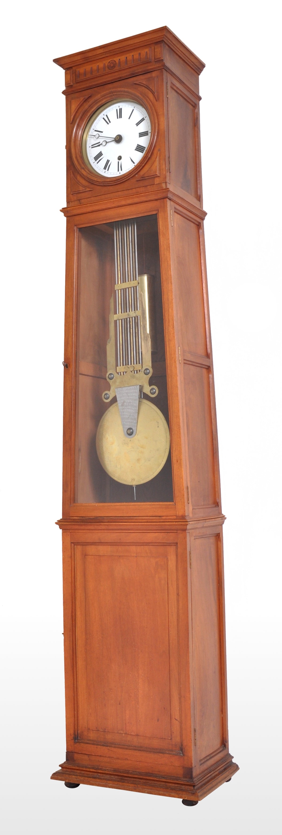 Antique French 8-Day Longcase/Grandfather Comtoise Clock, circa 1800