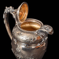 Antique American Gorham Coin Silver Mary Todd Lincoln Tea & Coffee Service, 1861