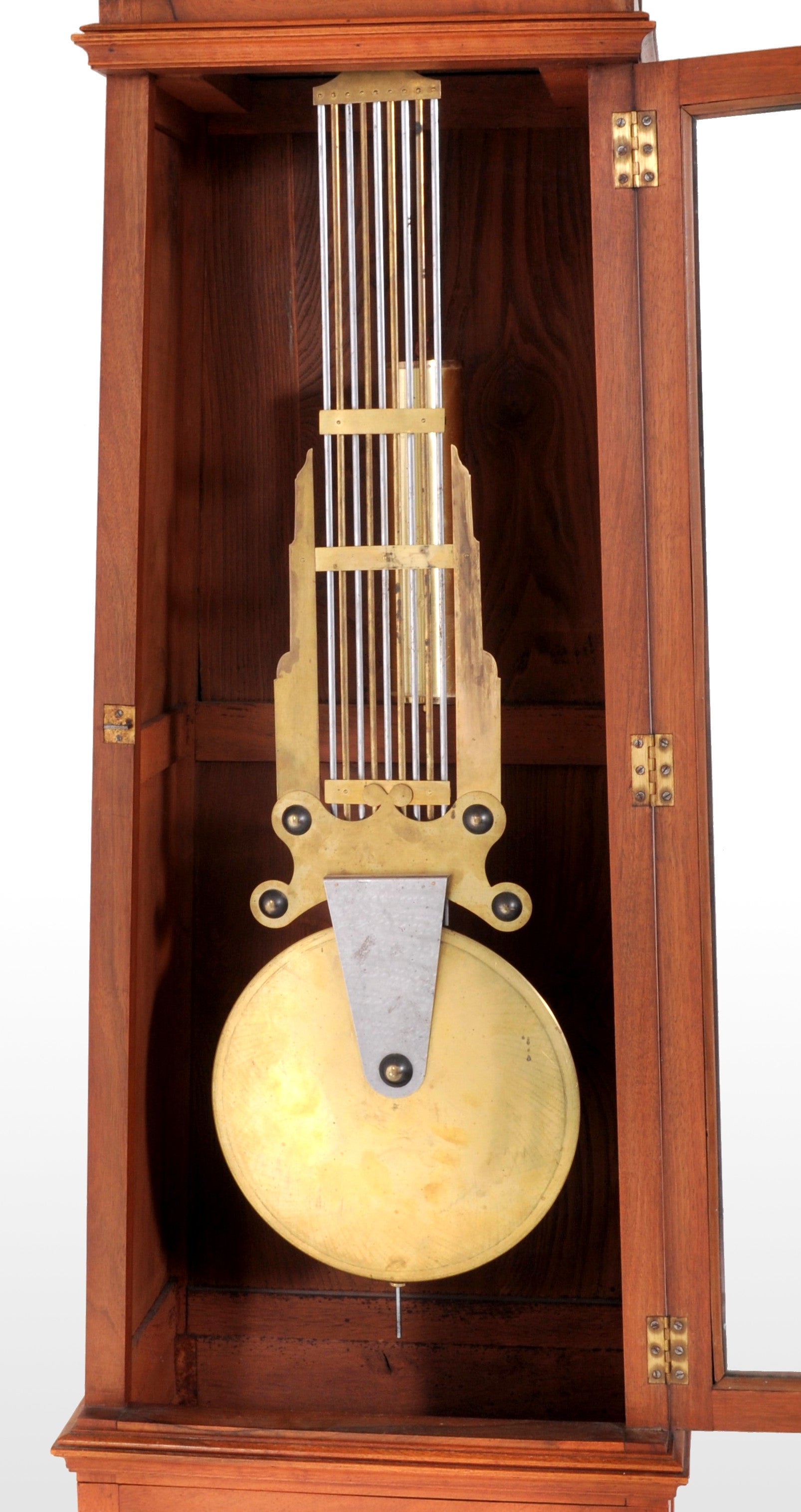Antique French 8-Day Longcase/Grandfather Comtoise Clock, circa