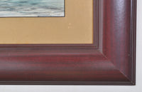 Antique Oil on Panel Seascape of the Pacific Coast, Circa 1900