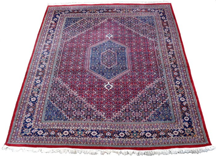 Semi-Antique Persian Tabriz Carpet (10' 9" long X 8' 9" wide)