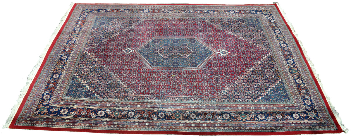 Semi-Antique Persian Tabriz Carpet (10' 9" long X 8' 9" wide)