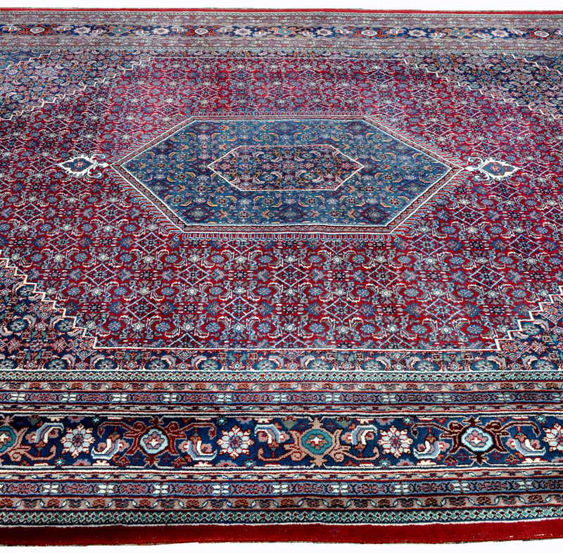 Semi-Antique Persian Tabriz Carpet (10' 9" long X 8' 9" wide)