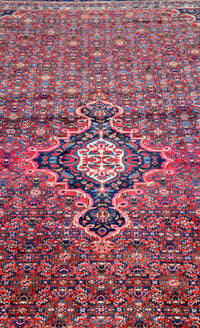 Semi-Antique Palace Size Persian Kashan Carpet (17' 8" long X 12' 1" wide)