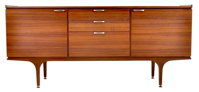 Mid-Century Modern Danish Style Credenza in Walnut, 1960s