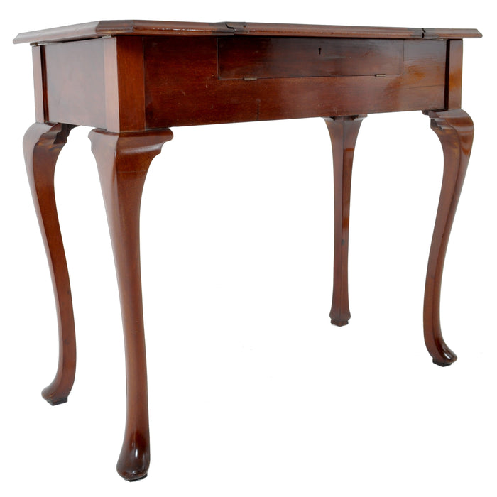 Antique English Mahogany "Britisher" Writing Table / Desk by Robertson & Colman Ltd. of Norwich, Circa 1910