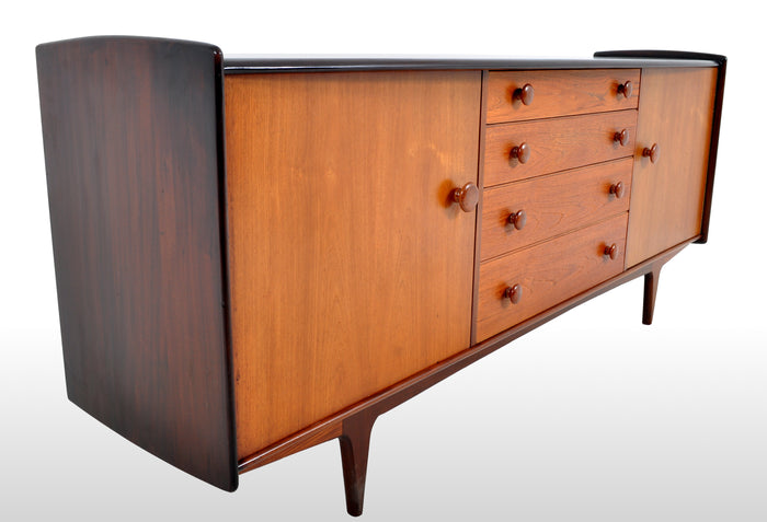 Mid-Century Modern Danish Style Teak Credenza, 1960s