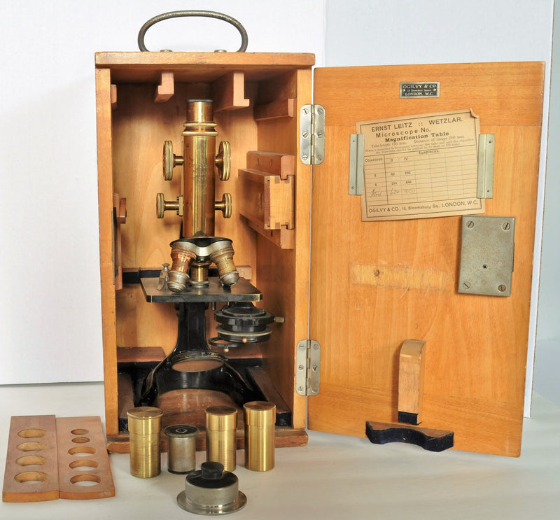 Microscope in Case by Ernst Leitz Wetzlar