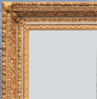 Fine and Large Antique 19th Century Gilded Framed Mirror, Circa 1850