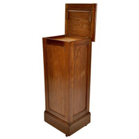 Antique Roll Top Oak Tambour File Cabinet / Desk by Lebus Cabinet Co., circa 1920