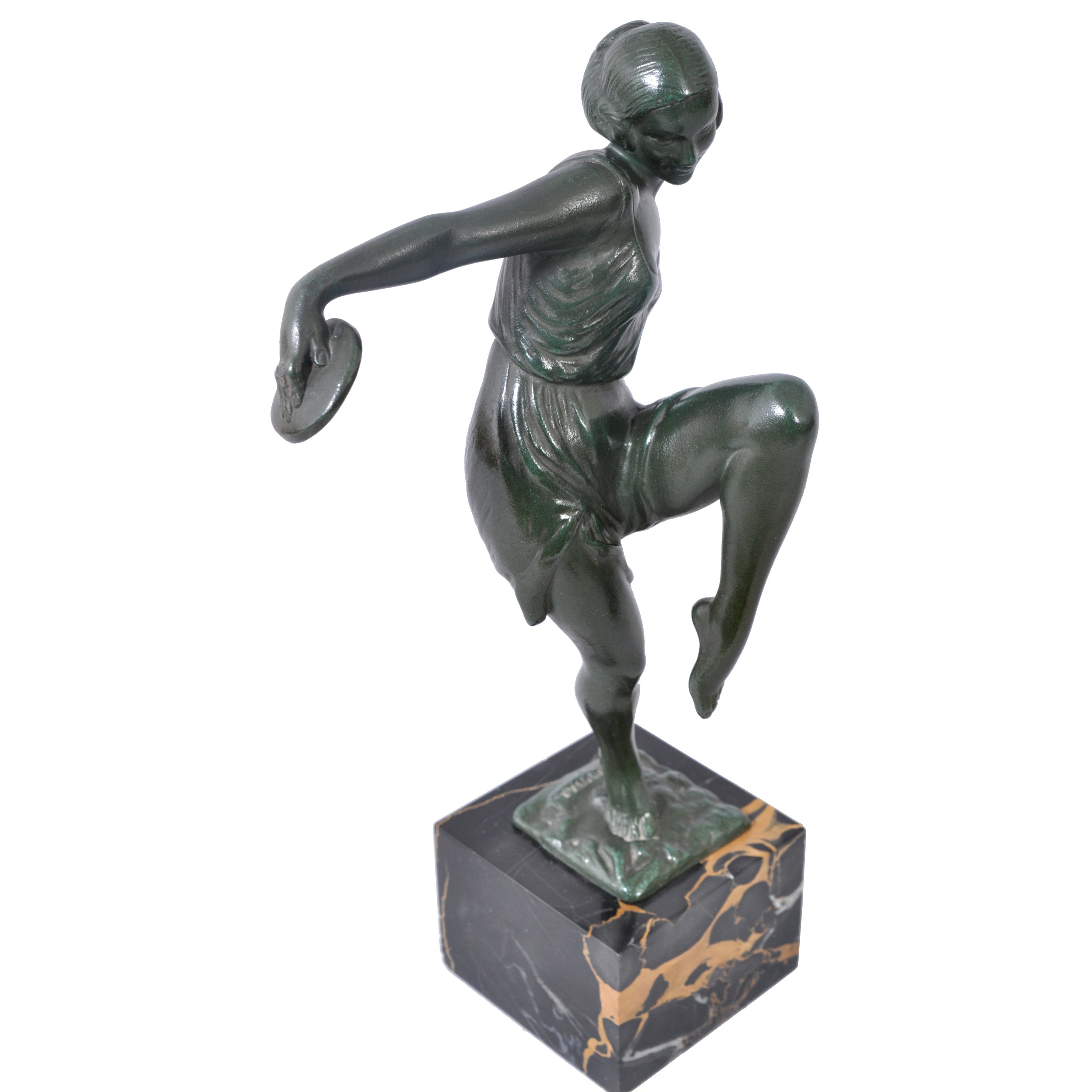 French 残り少なく Lady FRANCE 1910年代Bronzeフランス貴婦人の