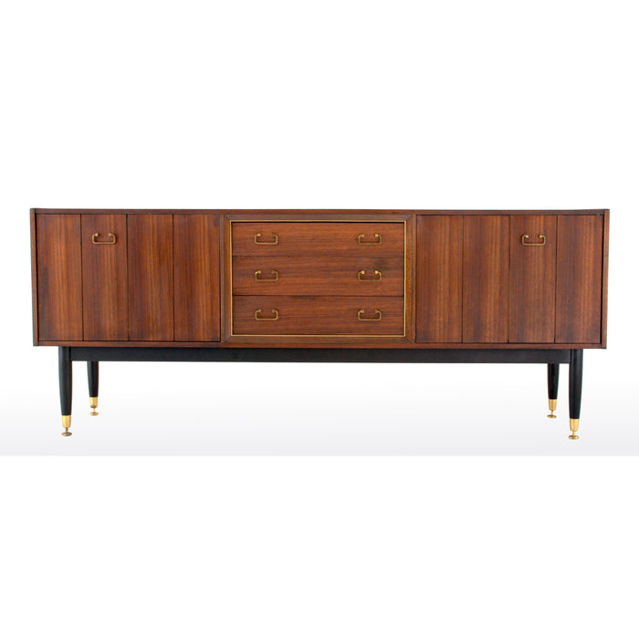 Mid-Century Modern Danish Style Walnut "Librenza" Credenza by G Plan, 1960s