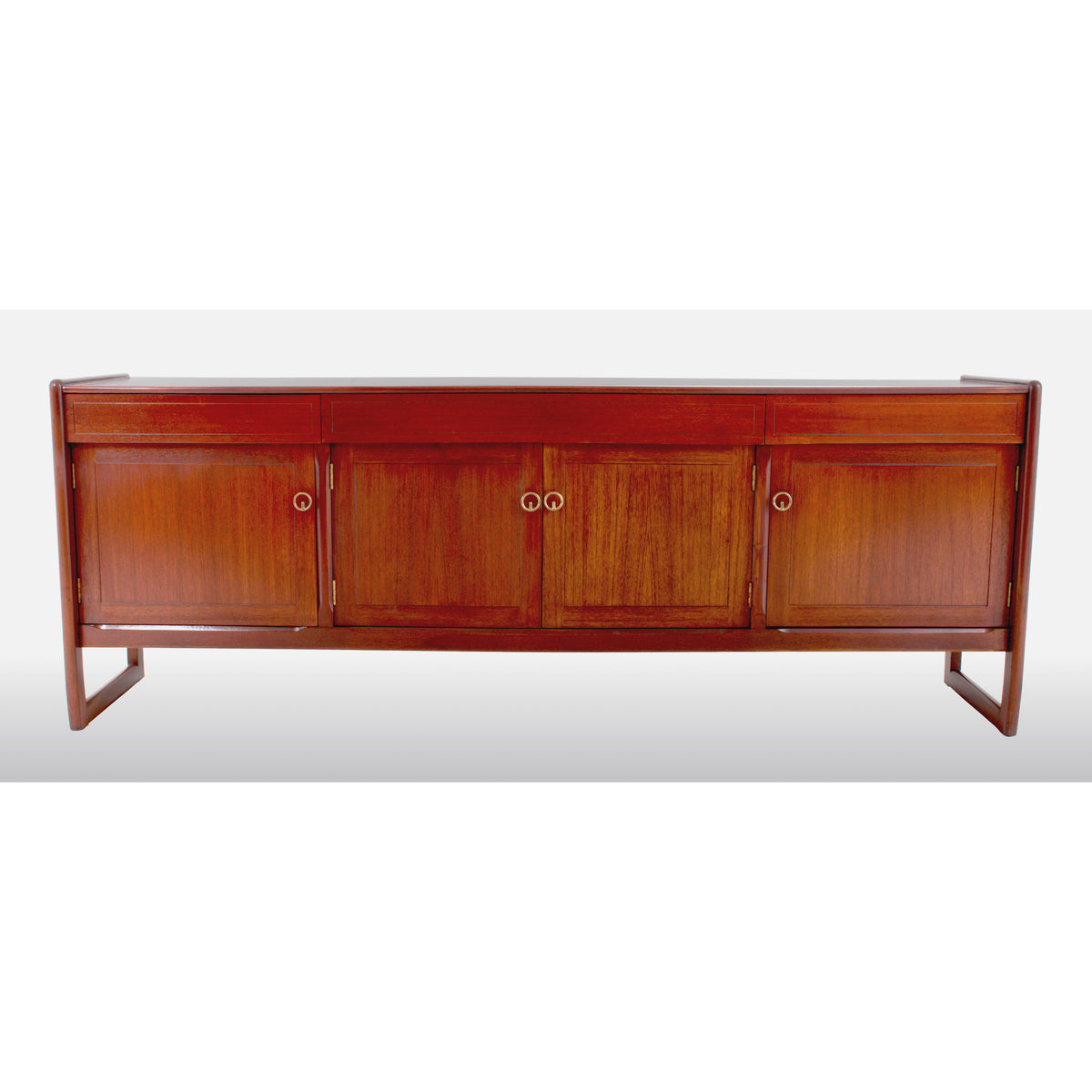 Mid-Century Modern Danish Style Teak Credenza, 1960s