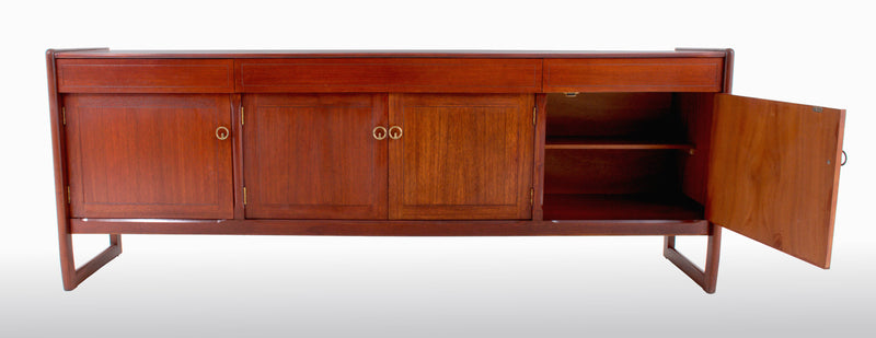 Mid-Century Modern Danish Style Teak Credenza, 1960s