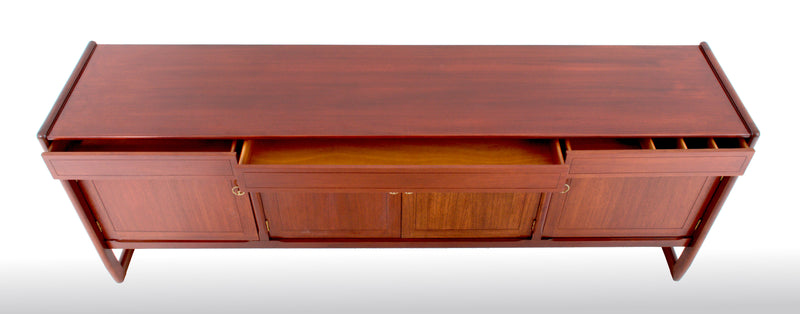 Mid-Century Modern Danish Style Teak Credenza, 1960s