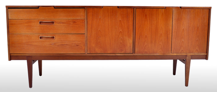 Mid-Century Modern Danish Style Teak Credenza by Nathan Furniture, 1960s
