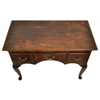 Antique Early 18th Century Georgian George II Oak Lowboy / Dressing Table, circa 1740