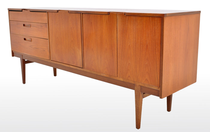 Mid-Century Modern Danish Style Teak Credenza by Nathan Furniture, 1960s