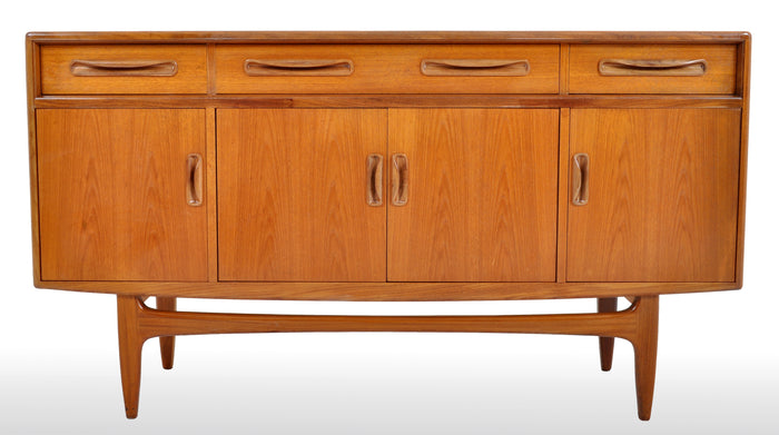 Mid-Century Modern Danish Style Teak "Fresco" Credenza by V. B. Wilkins for G Plan, 1960s