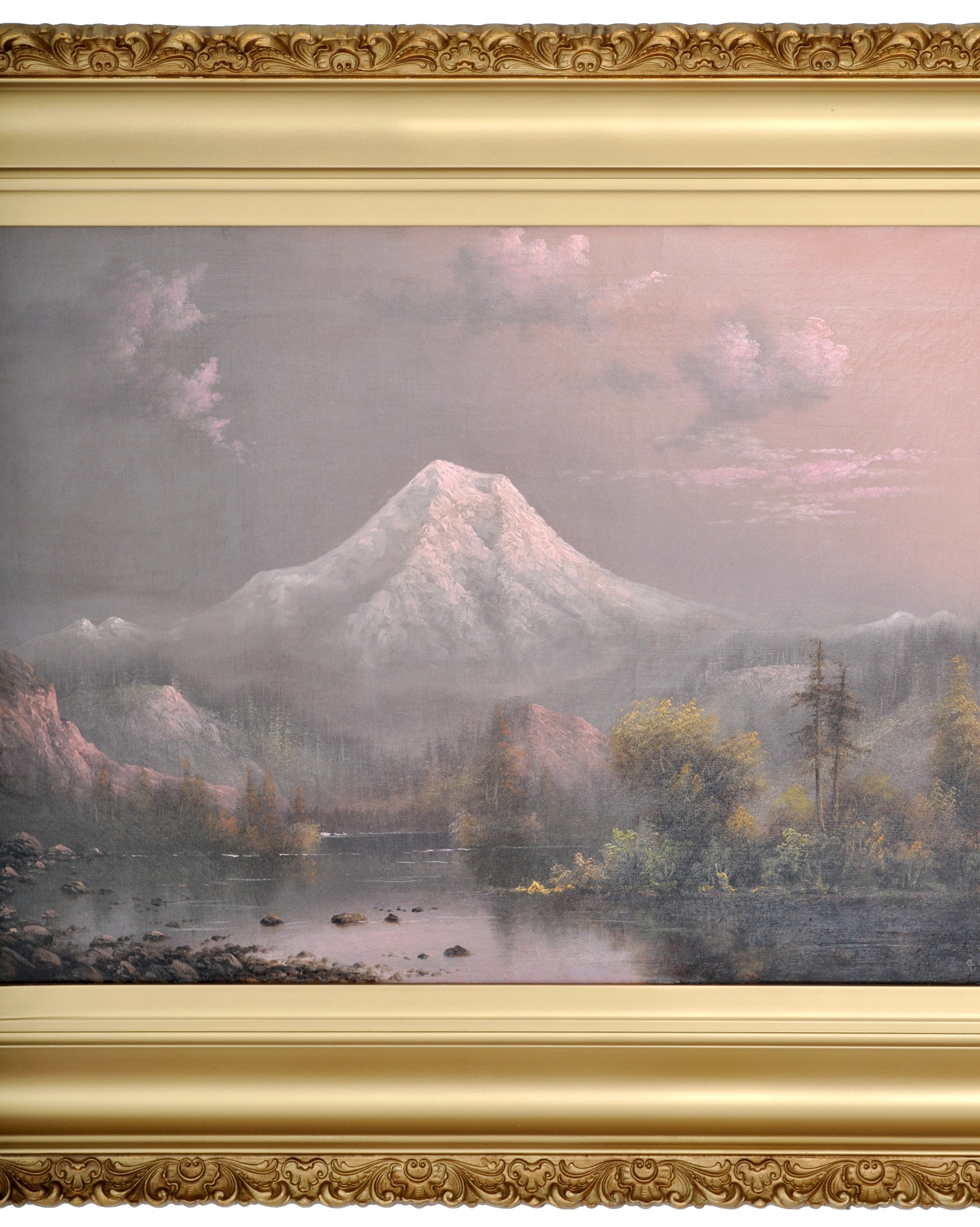 Sunset on Mount Hood, Oregon,