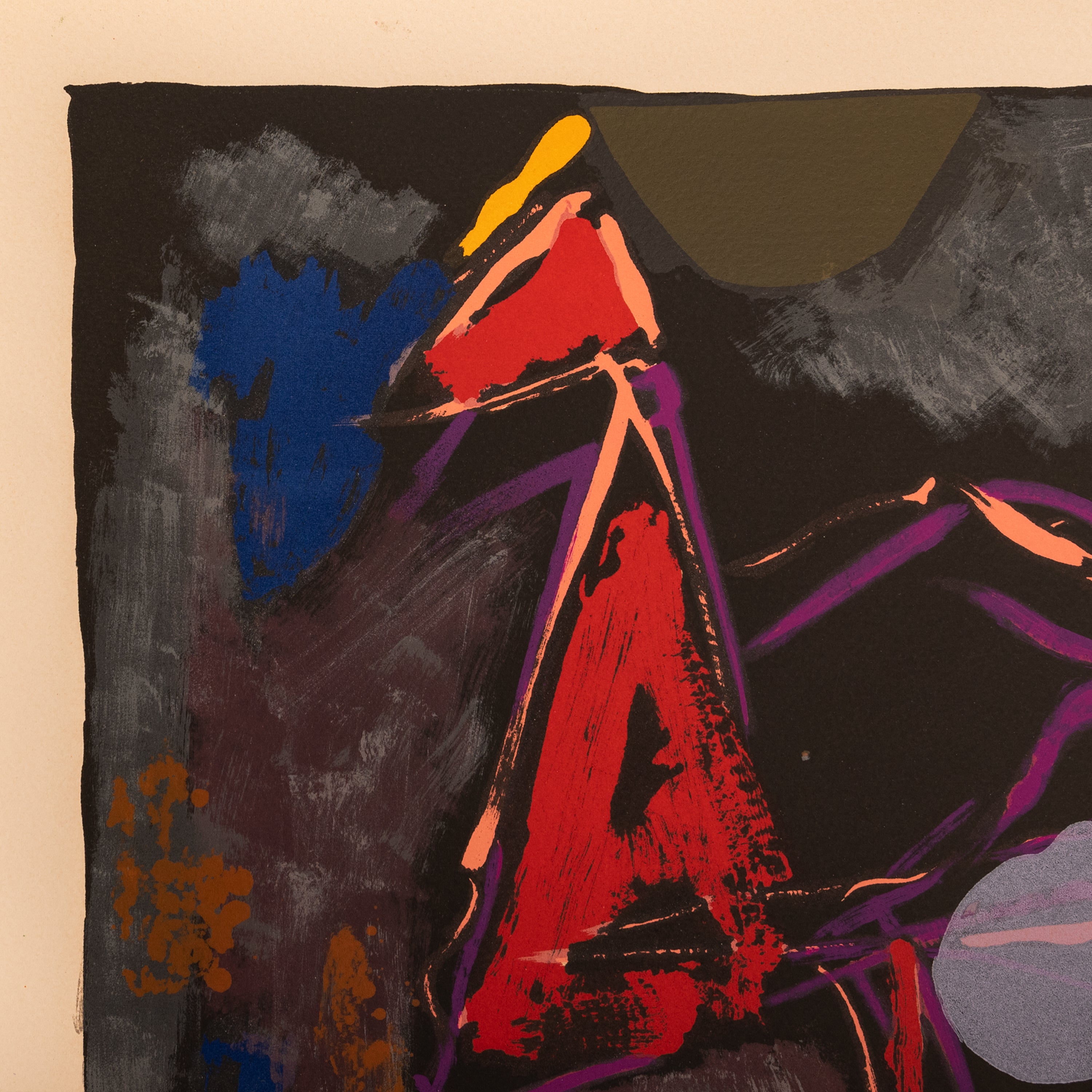 Marino Marini、quadriga、希少画集画、新品額装付 UNTITLED, by Marino Marini