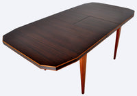 Mid-Century Modern Dining Table in Walnut with "Butterfly" Leaf, 1960s