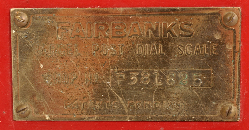 Antique American Postal Scale by Fairbanks, Circa 1920
