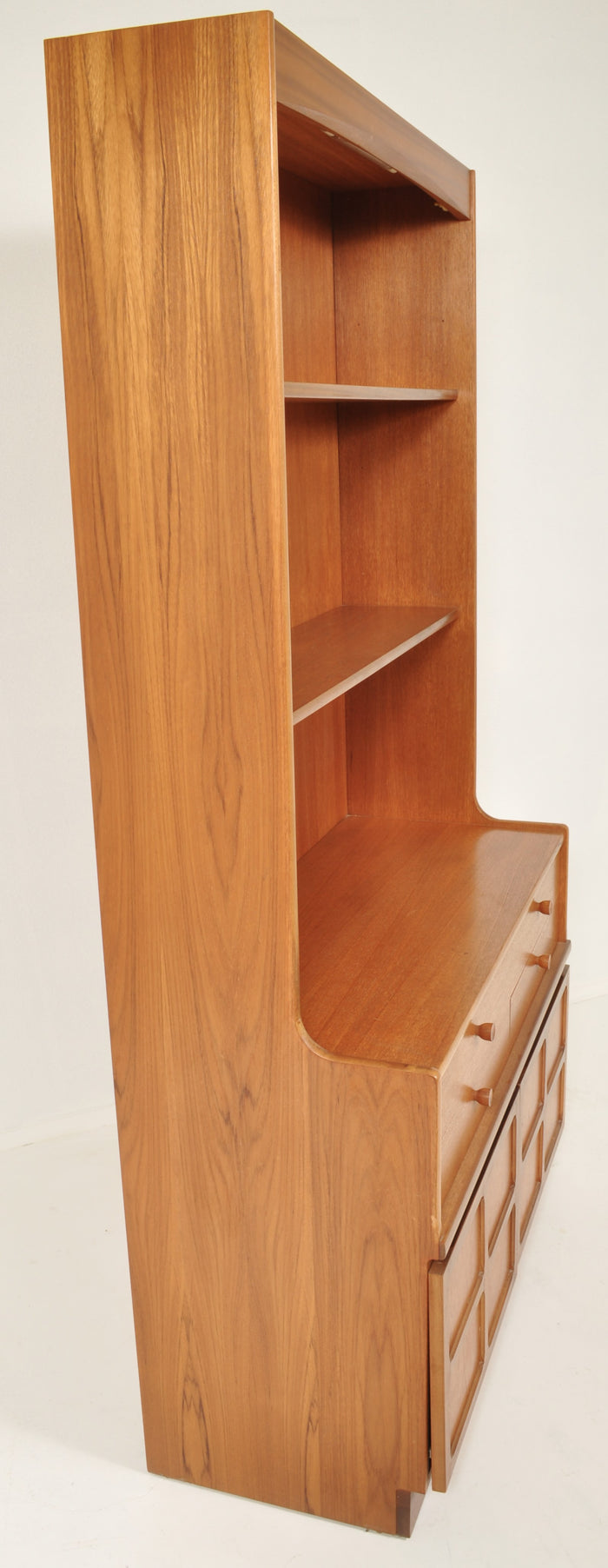 Mid-Century Modern Danish Teak Dresser/Wall Unit/Bookcase/Hutch by Nathan Furniture, 1960s