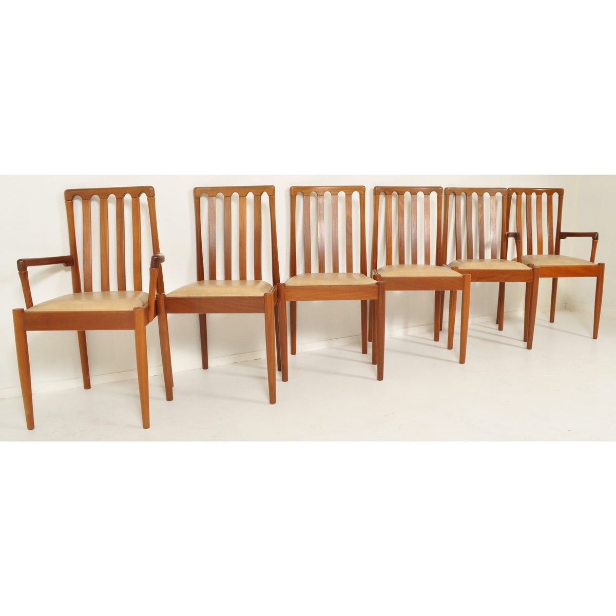 Set of 6 Mid-Century Modern Danish Teak Dining Chairs, 1960s