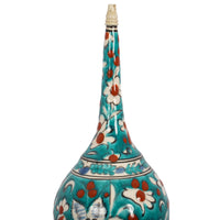 Antique 19th Century Ottoman Islamic Kutahya Pottery Rosewater Dropper Turkey, Circa 1900