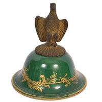 Pair Antique French 'Sevres' Red Porcelain Gilt Bronze Pot Pourri Urns, 1804-1809