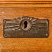 Antique French Louis XVI Cherry Semainier Seven Drawer Carved Chest Dresser Circa 1880