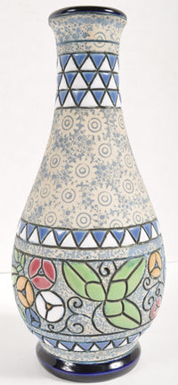 Amphora Czech Art Deco Pottery Vase, Circa 1930