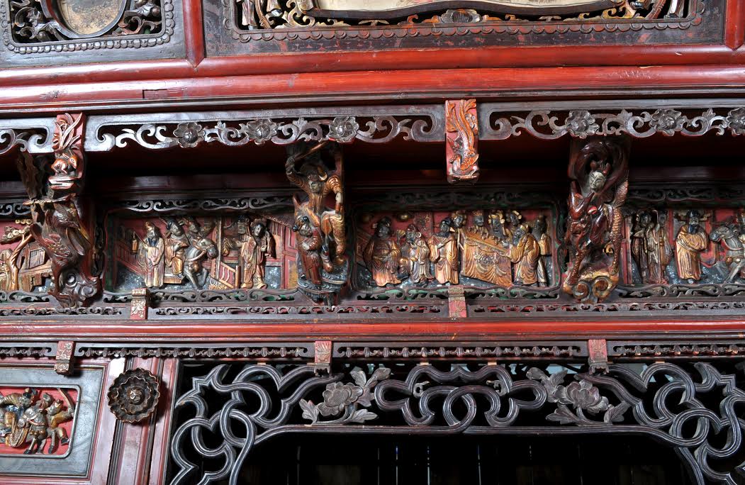 Chinese Carved Wedding Bed, Qing Dynasty, Circa 1880