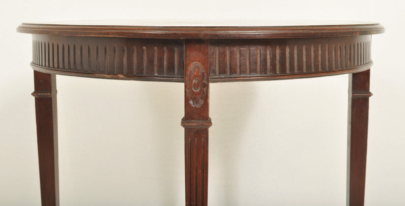 Antique Edwardian Sheraton Style Mahogany Occasional/Center Table, Circa 1900