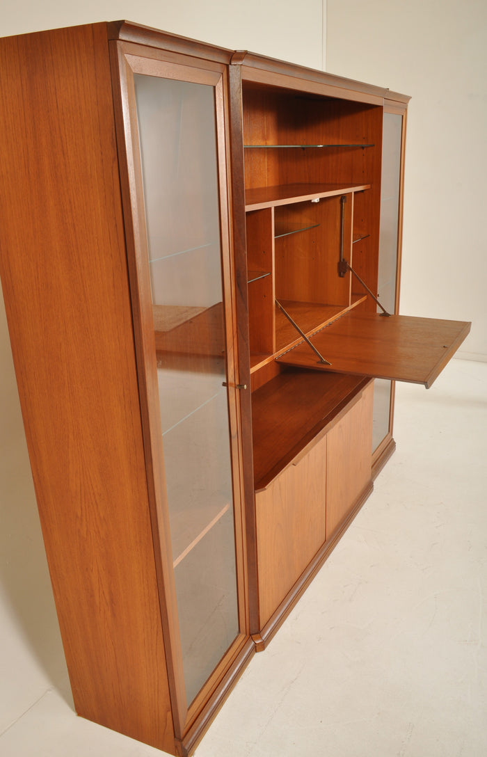 Mid-Century Modern Danish Teak Wall Unit/Hutch/Entertainment Center by Meredew, 1960s