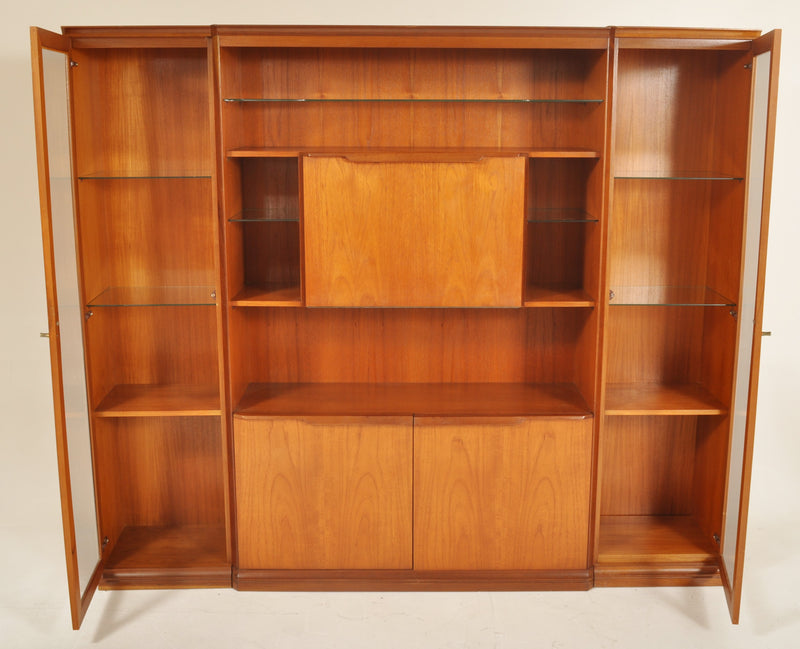 Mid-Century Modern Danish Teak Wall Unit/Hutch/Entertainment Center by Meredew, 1960s